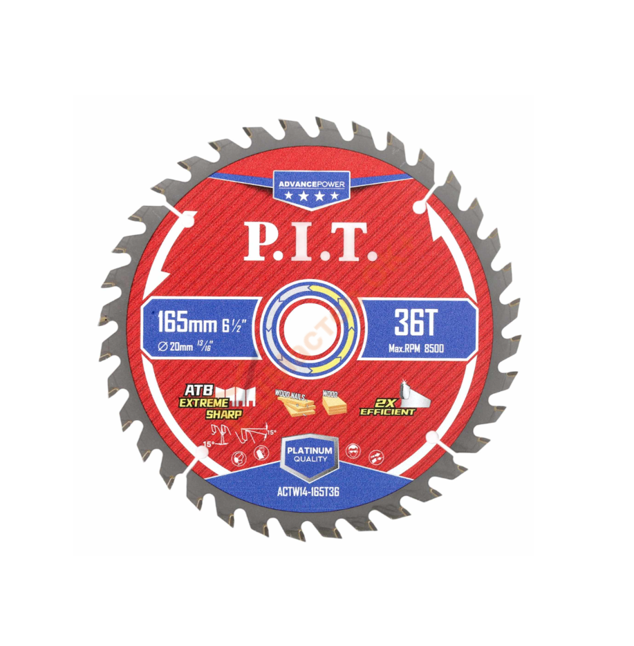 Пильный диск "P.I.T" ACTW14-165T36