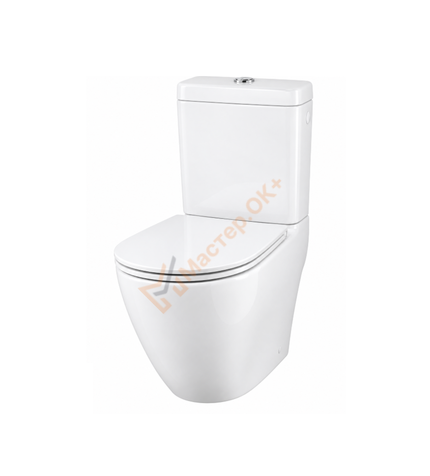 Унитаз напольный GROHE Bau Ceramic, Альпен-белый (39910000)