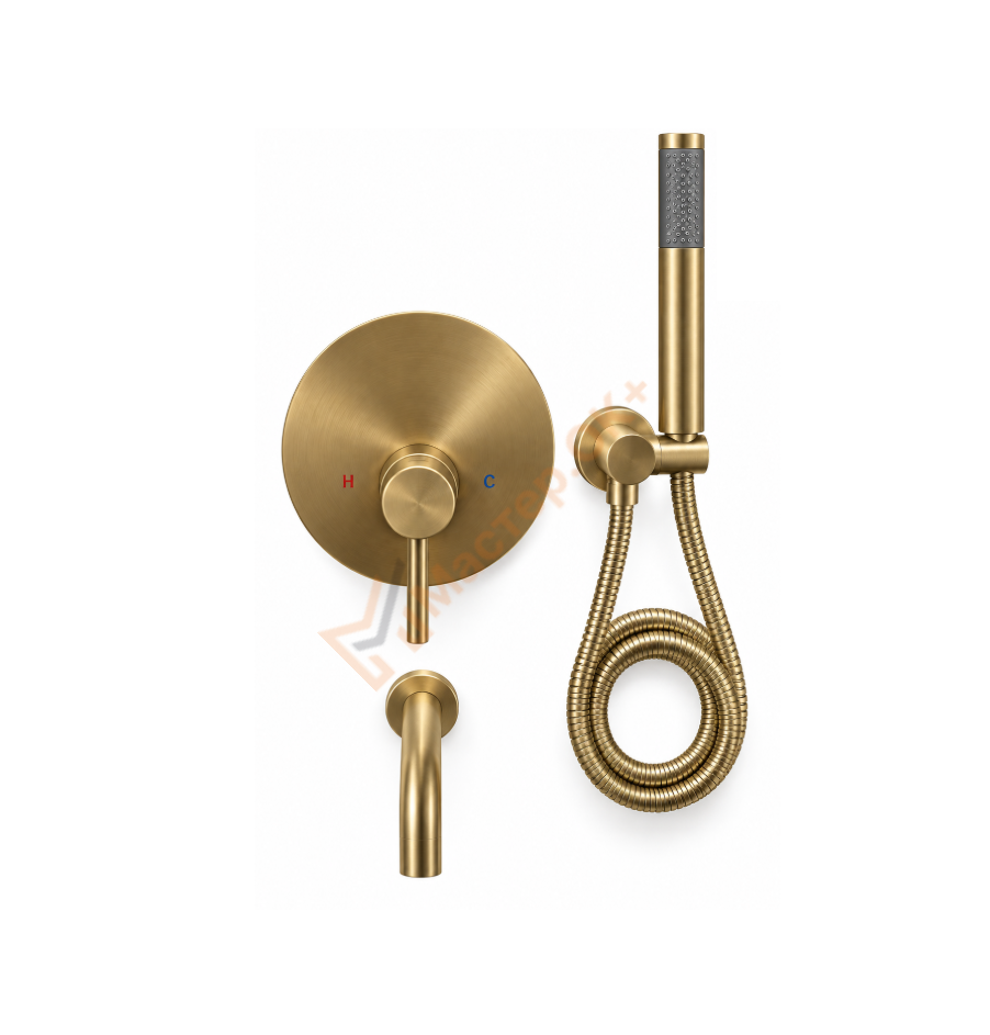 Встроенная душевая система "Set_7in1" (Gold-mate)