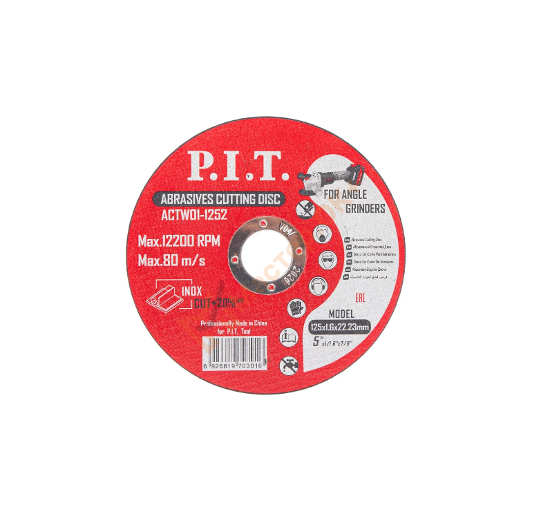 Абразивный отрезной диск "P.I.T" 125х1х22,2мм ACTW01-1250A