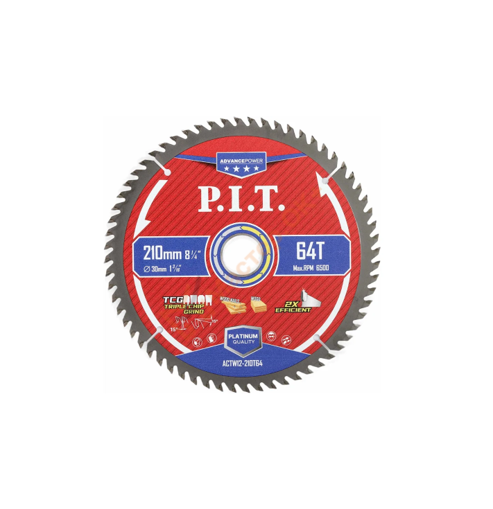 Пильный диск "P.I.T" ACTW12-210T64